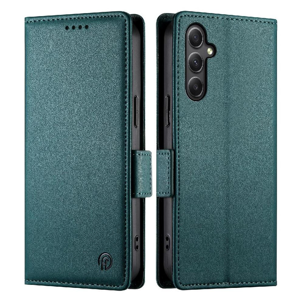 (Bottle ) Flip Case For Samsung Galaxy A34 5G Daily Use Business Card Slots Flip Wallet Green 764563089208
