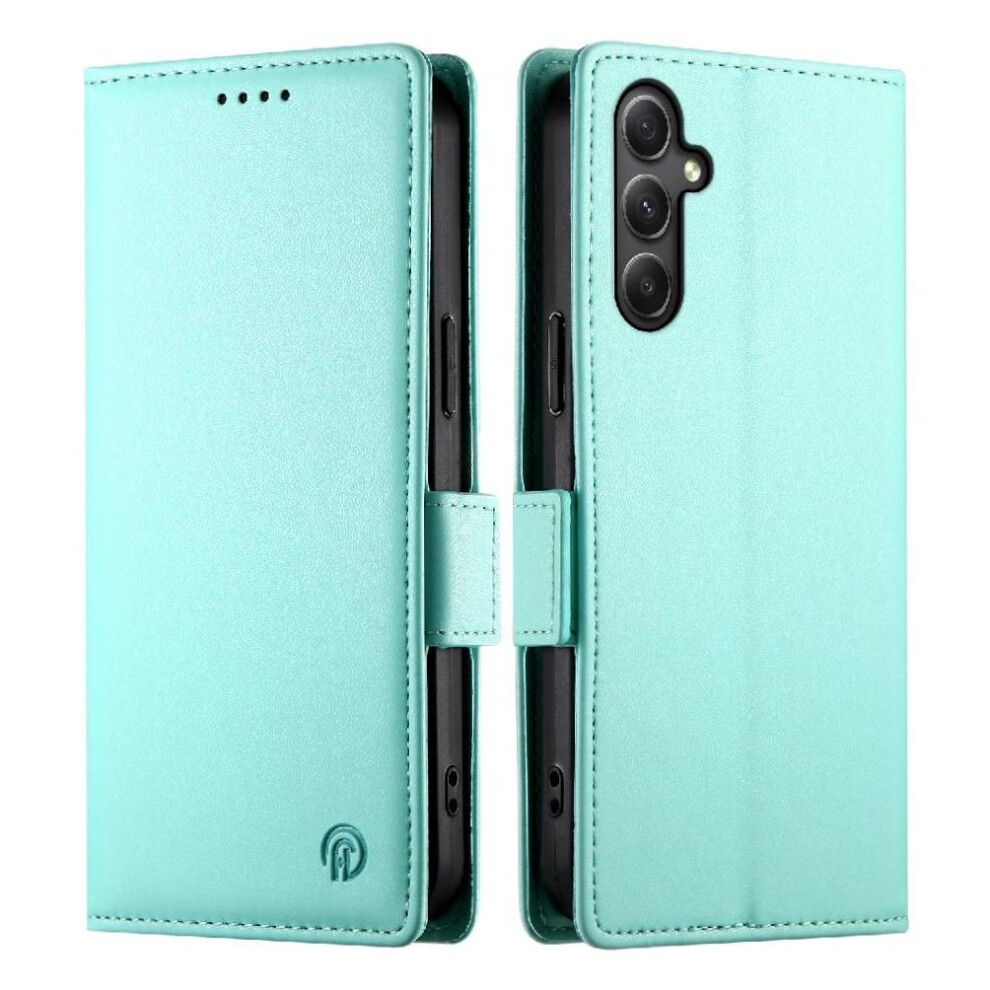 (Green) Flip Case For Samsung Galaxy A34 5G Daily Use Business Card Slots Flip Wallet Green 764563089192