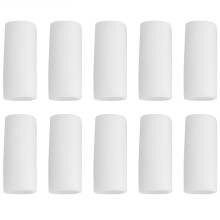 10 peças de protetores de dedo em tubo de gel de silicone e mangas protetoras para dedos dos pés, para atrito