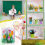 1 rol tulp bloemenrand 65,6ft bloemenbulletinrand 5