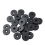 100 pezzi di token tag RFID IC impermeabile da 30 mm 125 KHZ Patrol Point 2
