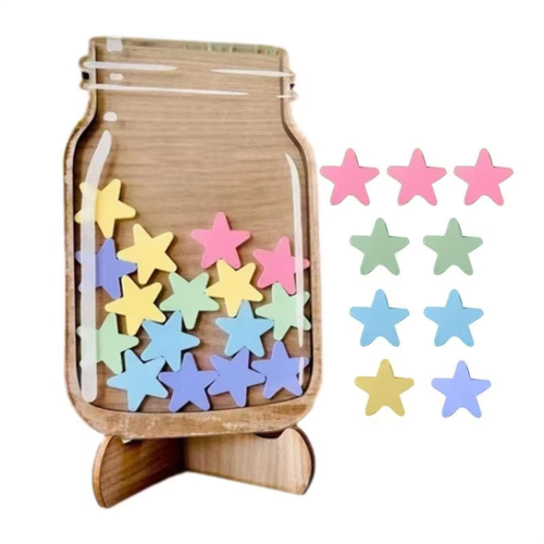 Pote de Recompensas Infantil com Estrela (1 unidade)