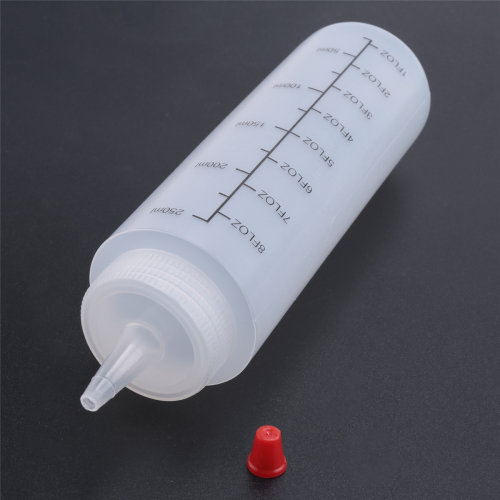 12-Pack 8 Oz Squeeze Bottles with Red Tip Cap-Plastic Squirt Bottle 1