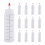 12-Pack 8 Oz Squeeze Bottles with Red Tip Cap-Plastic Squirt Bottle 3