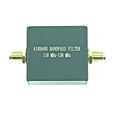 Filtre passe-bande aéronautique 118-138 MHz (BPF pour réception uniquement)