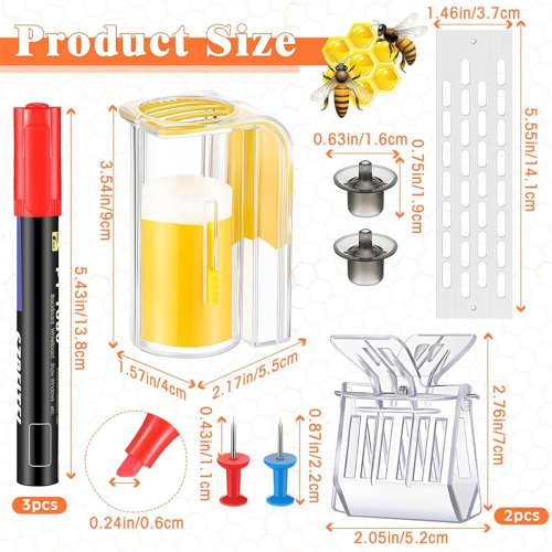 11 Pcs Queen Bee Marking Kit for Beekeeping Supplies 1