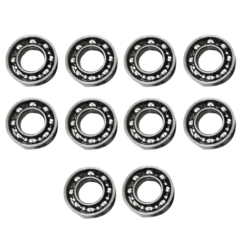 Lot de 10 roulements de yoyo R188, pièces de rechange argentées
