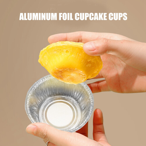 150 st aluminiumfolieformar för cupcakes, engångsmuffinformar, ramekinformar 1