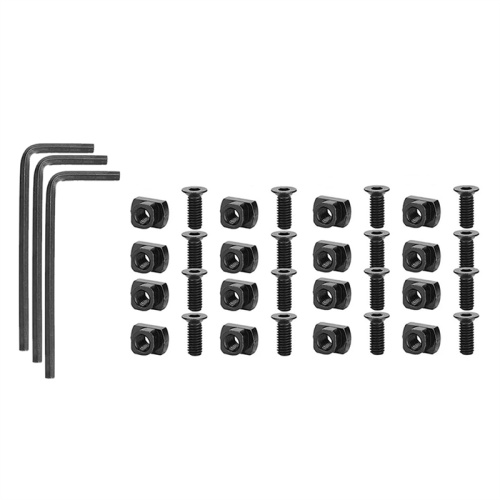 16er Pack M4 T-Nut metrische Kamm-Schrauben-Ersatzsets