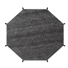 Trampoline Top Shade Cover, Buitenzonweringnet, 14FT 8 Palen