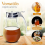 Syrup Dispenser, No Drip Glass Syrup Bottle for Maple Syrup 2