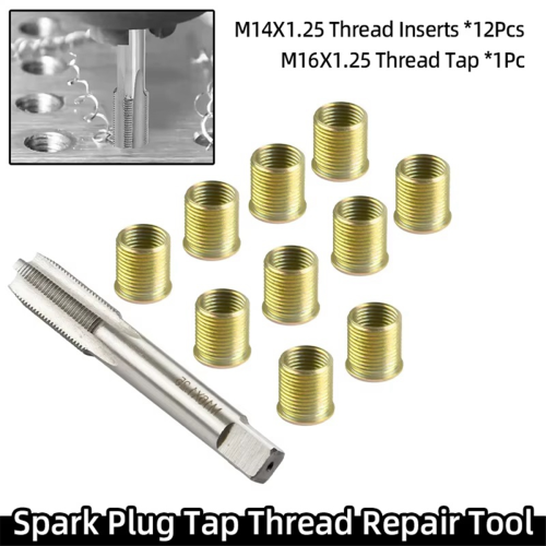 Kit de reparo de roscas com insertos M16x1,25 e M14x1,25 1