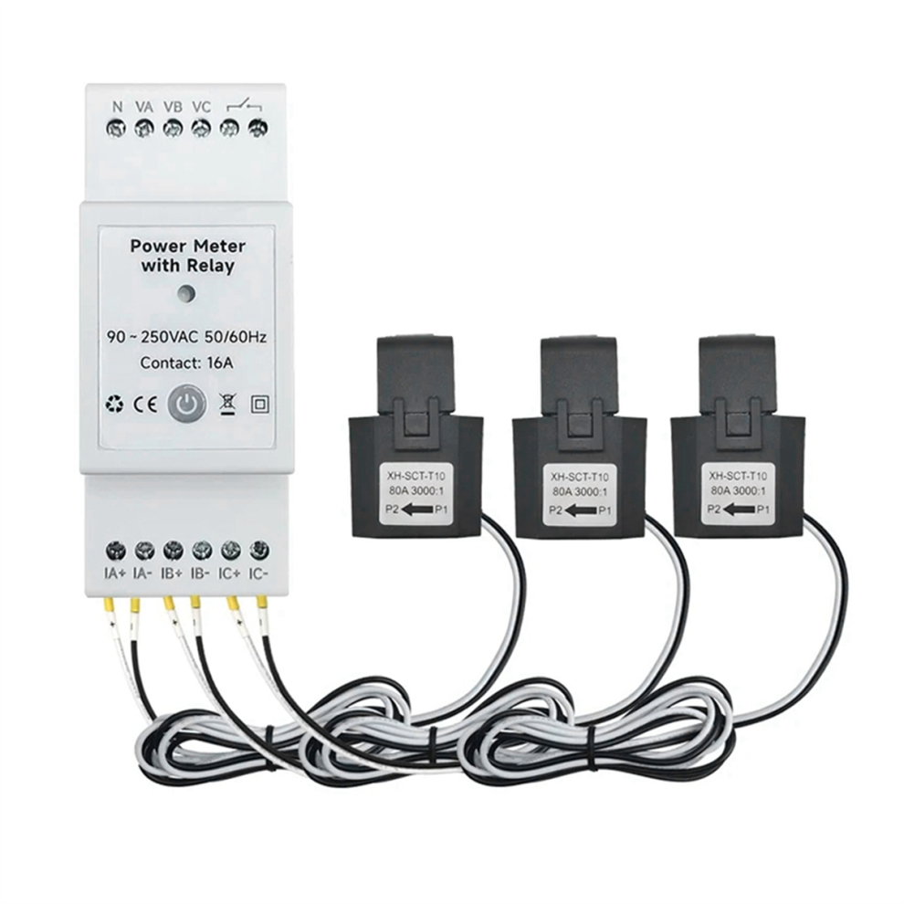 Tuya Smart Life Wifi Energy Meter Bidirectional 3 Phase 4853297072658