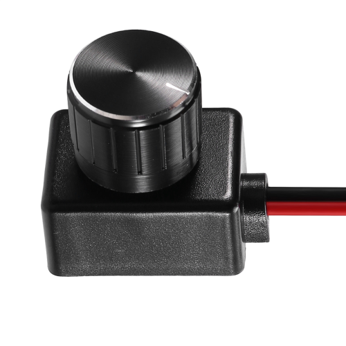 Universal 12/24V Low-Volt PMM LED Dimmer Switch with Metal Knob