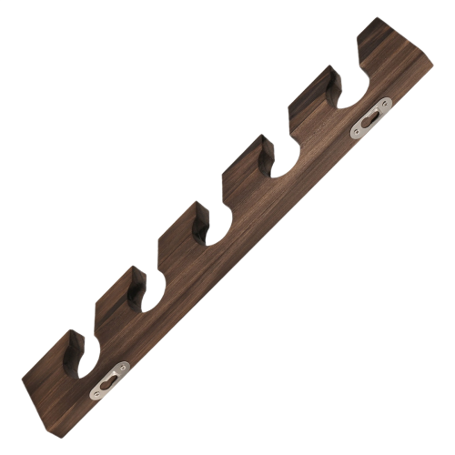 Hutablage aus Holz mit Ablagefläche, Farbe: Walnuss (Imitation) 1