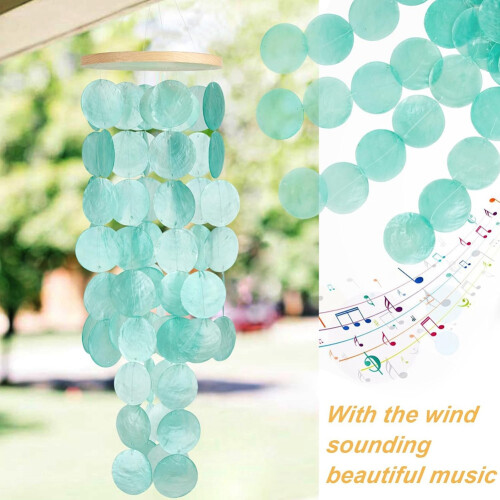 Vindspel för utomhusbruk - Snäckor Windchime kustnära inredning 2