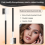 Women Double-sides Brow Comb Eyebrow Brush Makeup Tool 1pcs Black 4