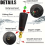 Set verzwaarde visdobbers - Popping Cork Float Rig met ratel 2
