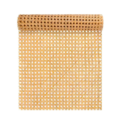 Treliça de rattan natural de 16 polegadas de largura para móveis, cadeiras e armários