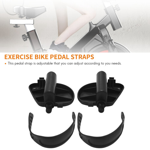 1 Paar breitere Pedale für Ergometer mit Pedalriemen 2