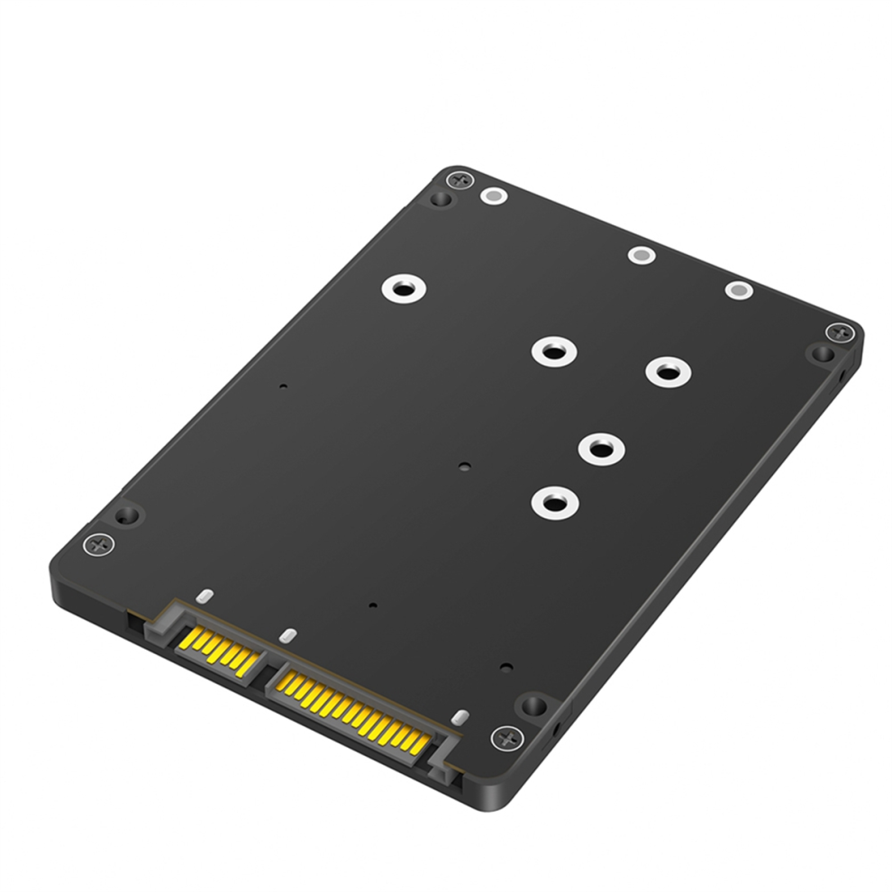 Photos - Cable (video, audio, USB) 2 in 1 Combine M.2 NGFF Key B & MSATA SSD to 2.5 SATA3 Adapter