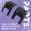 1Pair Car Seat Rail Inner Baffle 52207384891 52207384859 4