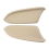 1Pair Beige Front Door Armrest Base Plate Cover for Accord 1