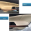 1Pair Beige Front Door Armrest Base Plate Cover for Accord 5