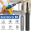 2 Pcs Ground Rod Driver 15mm/25mm Professional SDS-Plus Ground Rod 2