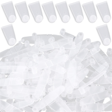 200 peças de clipes plásticos para chaveiro, conector acrílico para chaveiro
