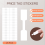 2000 selbstklebende Preisschilder für Schmuck 2