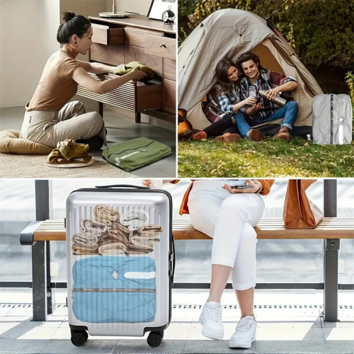 2 PCS Vacuum Bags for Travel Compression Storage 2
