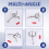 25x Single Pegboard Hooks 50mm Wall Retail Display Shop Peg Fits 25mm 7