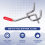 25x Single Pegboard Hooks 50mm Wall Retail Display Shop Peg Fits 25mm 4