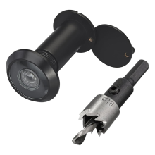 220-stupňové pevné priezory pre dvere s 16 mm vrtákom