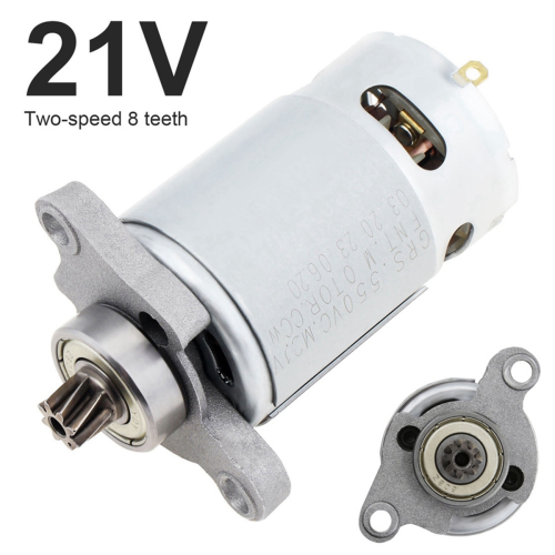 Motor DC RS550 de 21V para serras sabre elétricas com engrenagem helicoidal 1