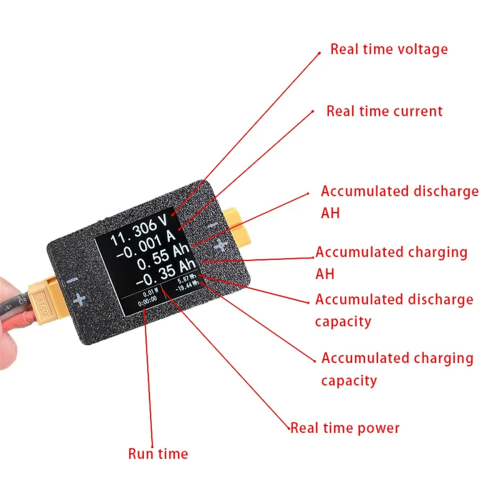25A 0-150V Bidirectional DC Voltage Current Power Analyzer RC Charger 1
