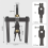 2-Jaw Car Inner Bearing Puller Tool High-Hardness Gear Puller 5