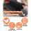 2 Umzugsdecken, 40 x 72 Zoll, strapazierfähige Packdecken – Schwarz 4