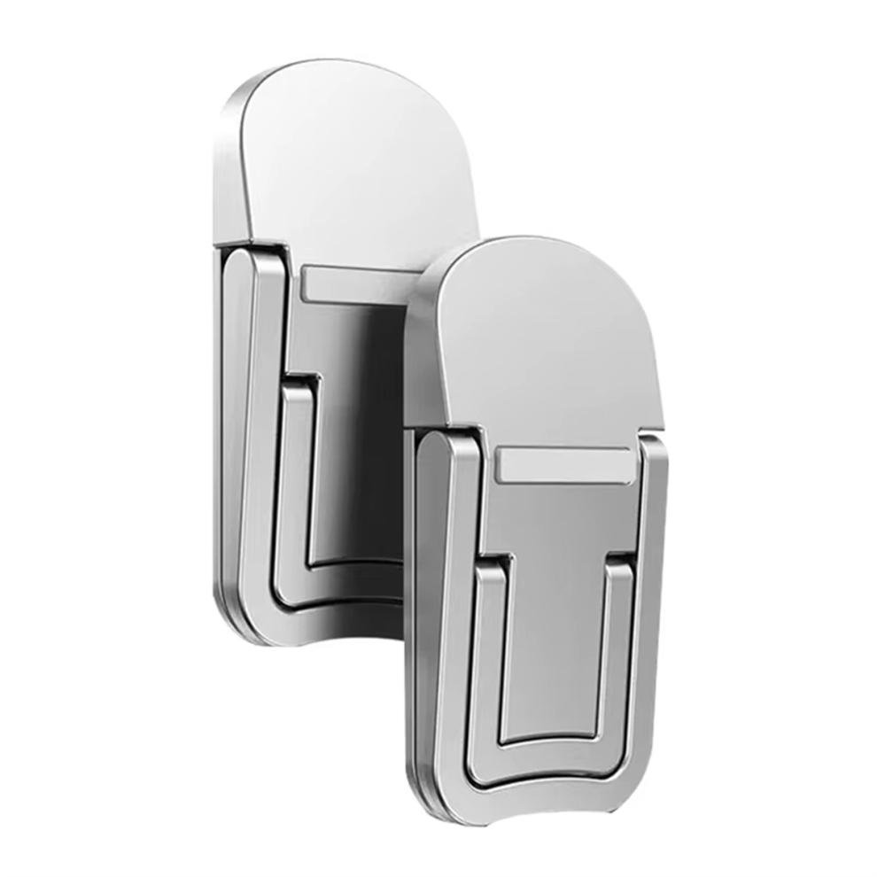 Photos - Other for Computer 2Pcs Portable Laptop Stand Computer Riser Lift Self-Adhesive Silver