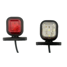 2 szt. Lampa obrysowa boczna do samochodu ciężarowego 12/24 V LED Lampa kierunkowskazów