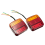 2 stuks 12V 26LED waterdichte auto-achterlicht sleepachterlicht 1
