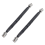 2 cables coaxiales planos de 50 ohmios para paso de puertas/ventanas SO239 4