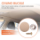 30 Stück Befestigungsschrauben für Autodachstoff, beige 4