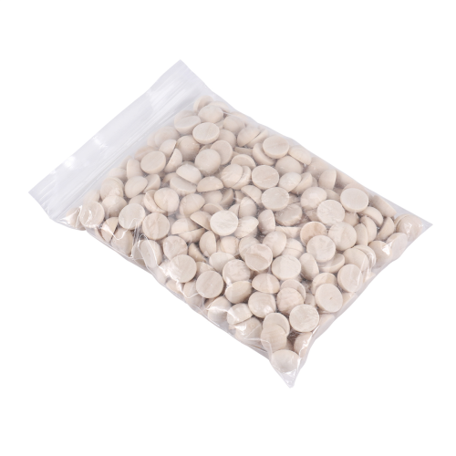 300Pcs Split Wood Balls Unfinished Half Balls Half Round Craft Balls 2