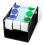 3 Disks Label Dispenser for Sticker Rolls Black 1