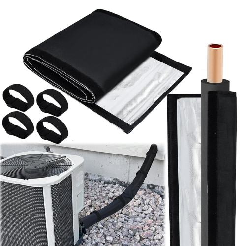 3 Layers HVAC Copper Pipe Insulation Cover Protector 1