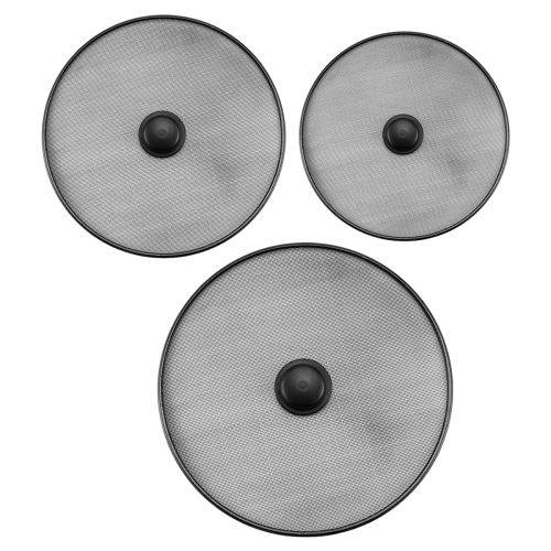 3Pcs Kitchen Splash Guard Splatter Screens Frying Pan Splatter Guard