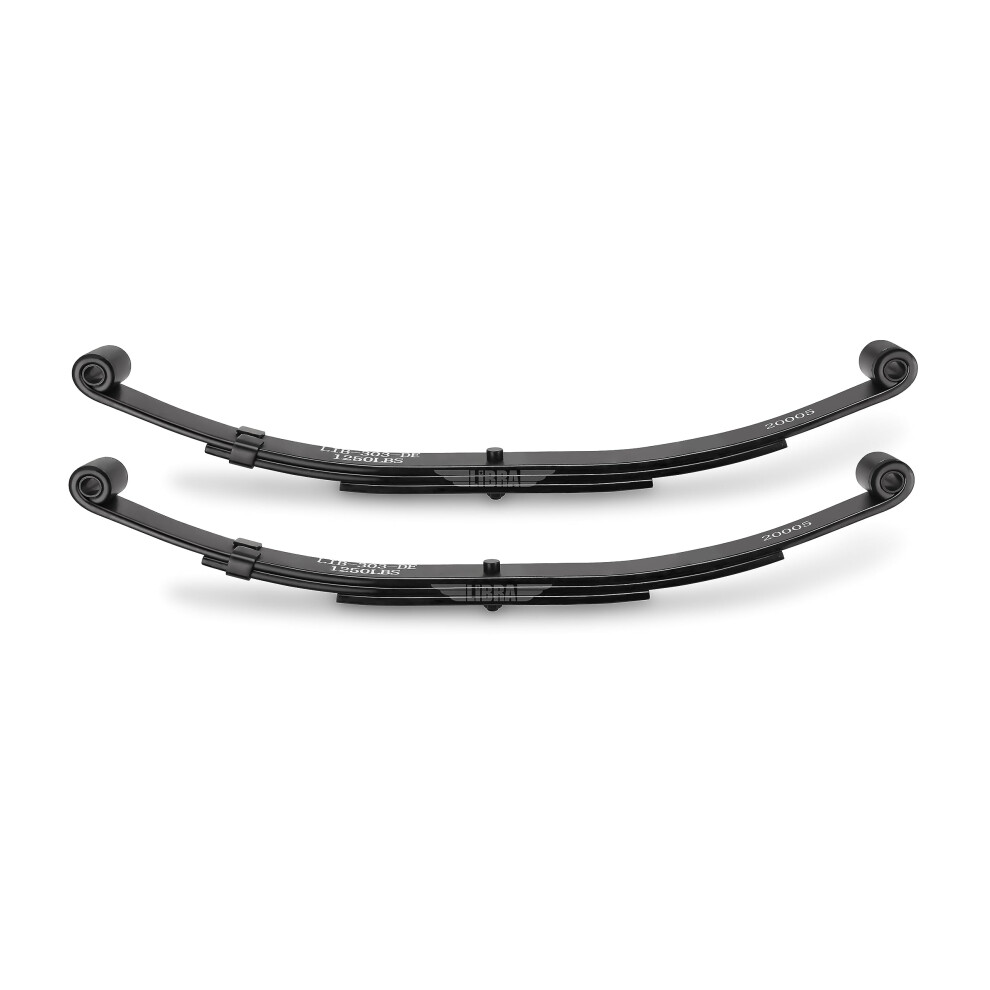 Trailer Leaf Spring 3 Leaf Double Eye 1250lbs Cap for 2500lbs Axle Set 2-image-OPC-PHZBFRN-NEW