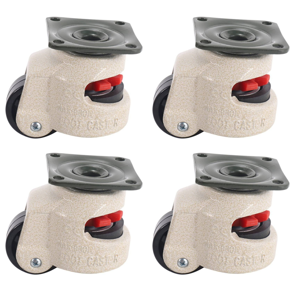 Photos - Other for Repair 4 Pcs Leveling Casters for Office Chair 220lbs Capacity -40F
